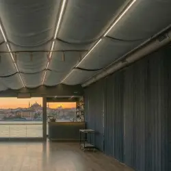 5-Layer Cambered Ceiling Curtain